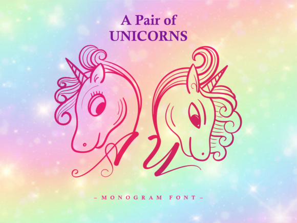 A Pair of Unicorns: Integrating an Angelic Decorative Font into Professional Workflows