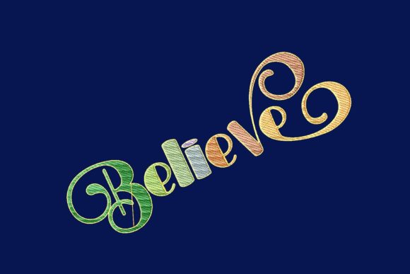 Believe: A Simple Embroidery Design to Elevate Your Home Decor