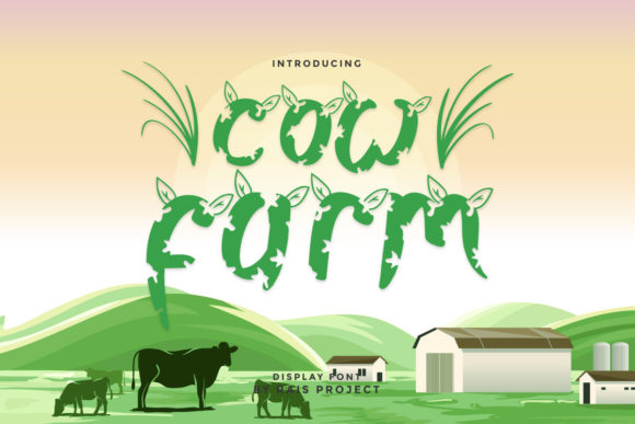 Cow Farm: A Unique Font for Creative Projects