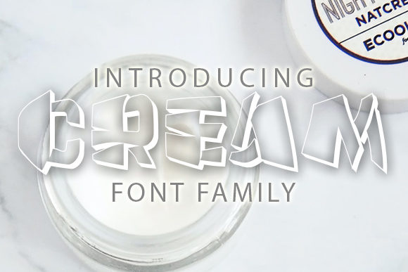 Cream: The Bold Decorative Font for Playful Designs