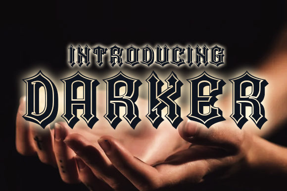 Darker: The Bold Statement Font for Modern Design