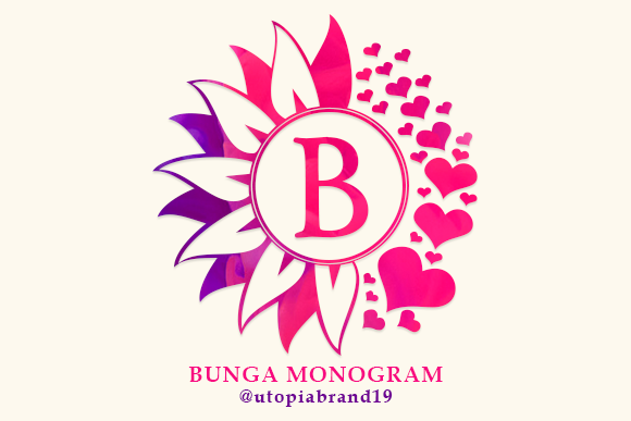 Embrace Elegance with the Bunga Monogram Font