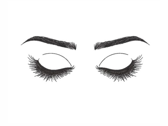 Eyelashes: The Ultimate Embroidery Design for Beauty Projects