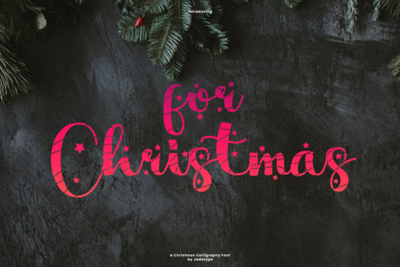 For Christmas: The Perfect Decorative Font for Holiday Design