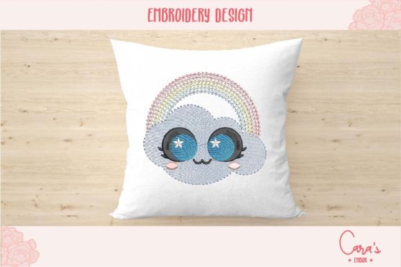 Happy Cloud: Elevating Your Creative Projects with Positive Embroidery Vibes