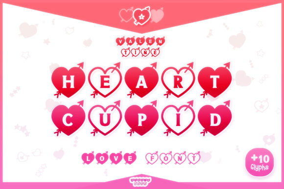 Heart Cupid Font Evaluation