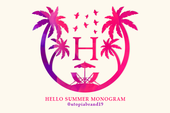 Hello Summer Monogram: Elevating Your Creative Workflows with Authentic Typography