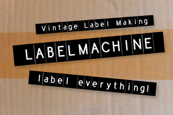 Label Machine Font Evaluation
