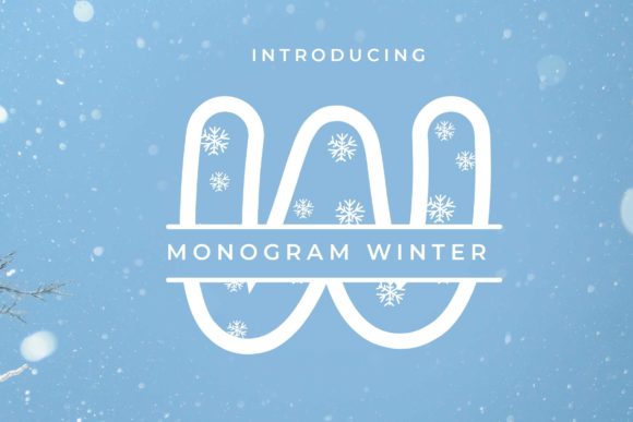 Monogram Winter: The Playful Font That Brings Warmth to Your Designs