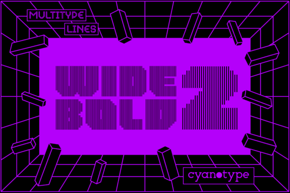 MultiType Lines Wide Bold 2: A Pixelated Design Revolution