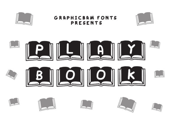 Play Book: The Unique Decorative Font with Open Book Characters