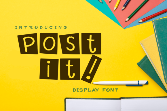 Post It: The Creative Decorative Font That Transforms Everyday Designs