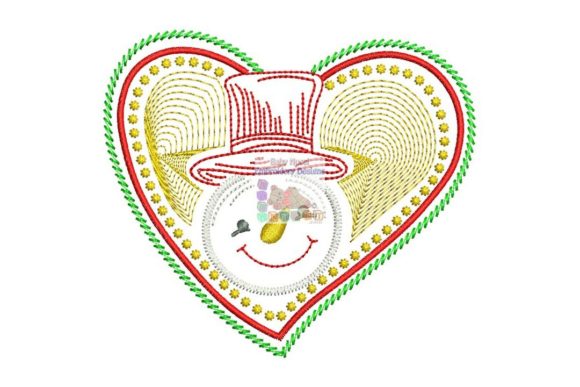 Snowman in Your Heart: A Practical Guide to the Embroidery Design