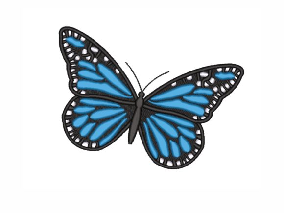 The Art of Blue Butterfly Embroidery: A Versatile Design for Modern Creators