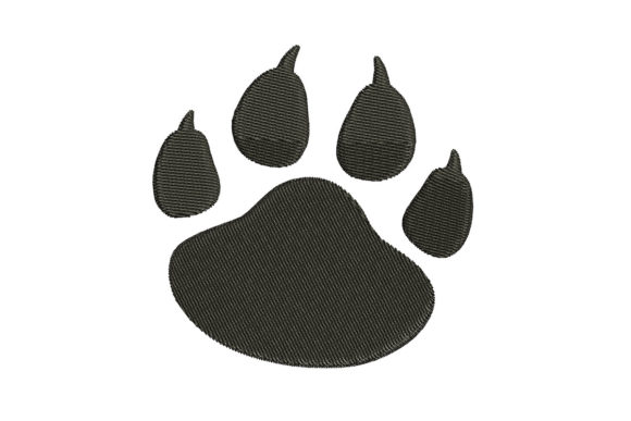 Transform Your Home Textiles with a Charming Cat Paw Print Embroidery Design
