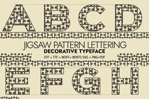 Unlocking the Creative Potential of Jigsaw Pattern Lettering